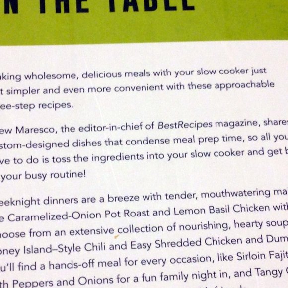 Easy Meals,  3-Step Slow Cooker Cookbook - Picture 3 of 11